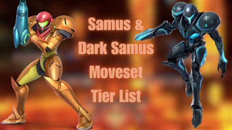 Create A Super Smash Bros Ultimate Samus Moveset Tier List Tiermaker