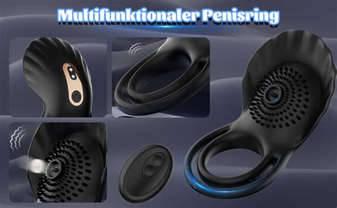 Penisring Vibrator Sex Spielzeug für Männer Cockring Vibration