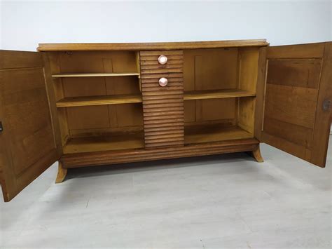 Brutalist Sideboard By Charles Dudouyt 1940s For Sale At Pamono