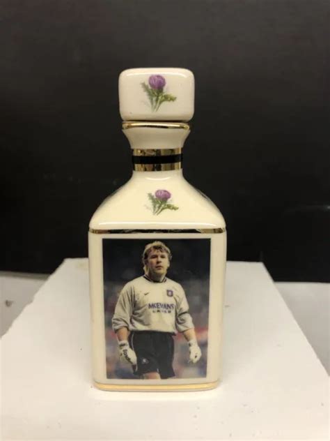 Rangers Fc Andy Goram Ceramic Whisky Decanter Picclick Uk