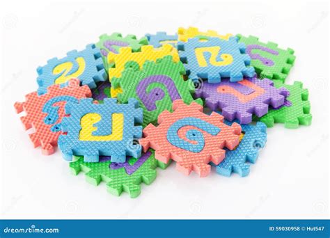 Thai Alphabet Toy Royalty Free Stock Image 51158014