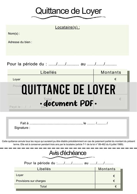 Comment Imprimer Une Quittance De Loyer Guide Simple Et Pratique