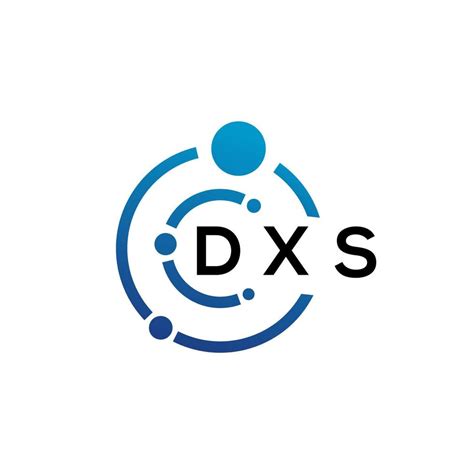 DXS Letter Logo Design On White Background DXS Creative Initials