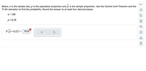 Solved Below N Is The Sample Size P Is The Population Chegg