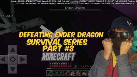 Minecraft Defeating Ender Dragon Survival Series Part 8 Xx The