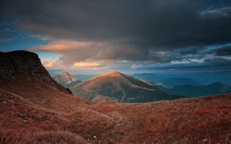 デスクトップ壁紙 風景 山々 日没 丘 自然 空 日の出 イブニング 朝 地平線 谷 荒野 夕暮れ 高原 雲 夜明け 山岳地形 地理的特徴 山脈 気象