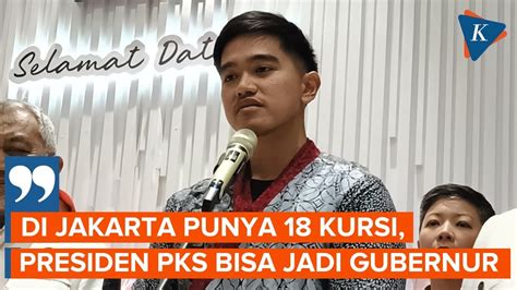 Kaesang Sebut PKS Lebih Elok Usung Ahmad Syaikhu Jadi Gubernur Jakarta