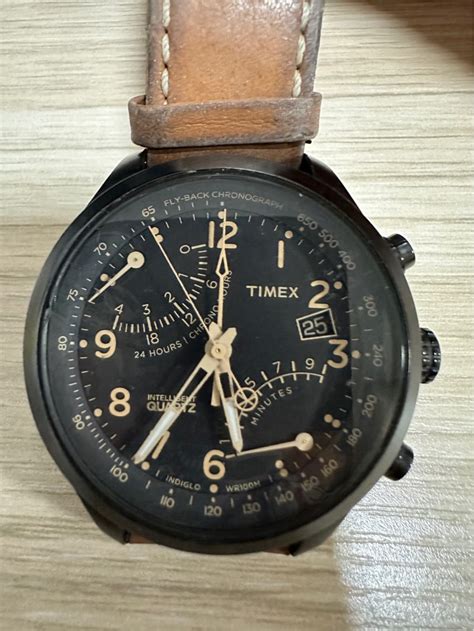 Timex Intelligent Quartz Fly Back Chronograph 名牌 手錶 Carousell