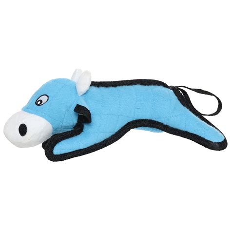 Tuffy® Worlds Tuffest Soft Dog Toy Junior Barnyard Cow Multiple