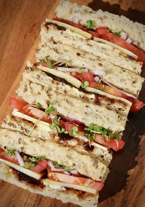 Vegetarian Afternoon Tea Sandwiches