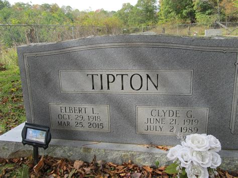 Clyde Garland Tipton 1919 1989 Find A Grave Memorial