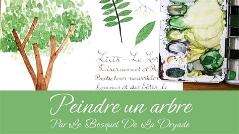 Tuto Aquarelle Peindre Un Arbre L Aquarelle Youtube