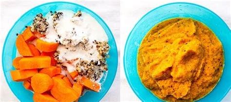 Papilla de zanahoria y quinoa cocida de 137 Kcal Receta fácil en la