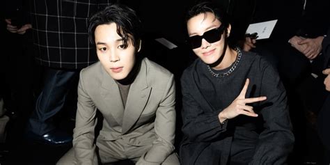 Jimin Sits Front Row at the Dior Menswear Fall 2023 Show | POPSUGAR Fashion