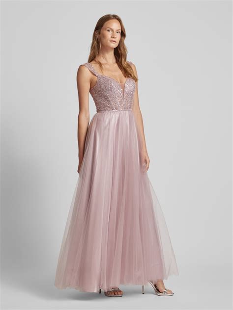 Hey Kyla Abendkleid Mit Paillettenbesatz Rose Online Kaufen