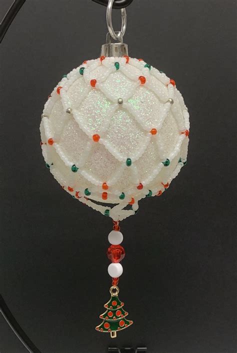 Pin By Ronda Grose On Christmas Beaded Christmas Decorations Beaded