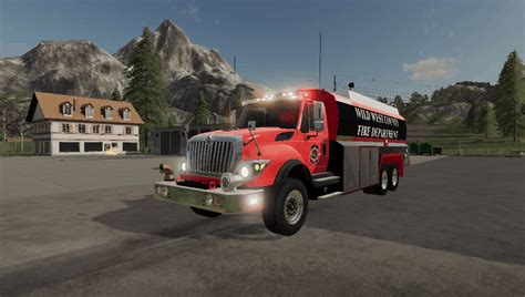 American Fire Truck V2 0 0 0 For LS19 Farming Simulator 2025 Mod LS