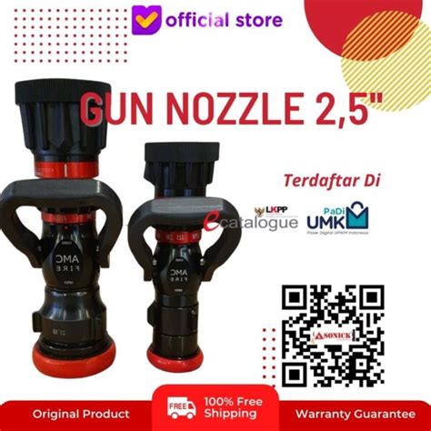 Gun Nozzle 2 5 Distributor Tabung Pemadam Api PT Sonick Pemadam Api