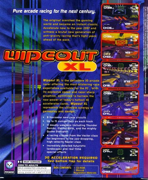 Wipeout Xl Images Launchbox Games Database