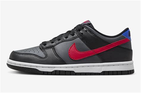 Nike Dunk Low GS Black University Red FV0373-001