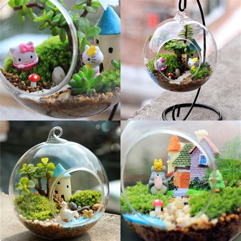 Diy Como Fazer Terrários E Mini Jardins Em Um Vaso De Vidro