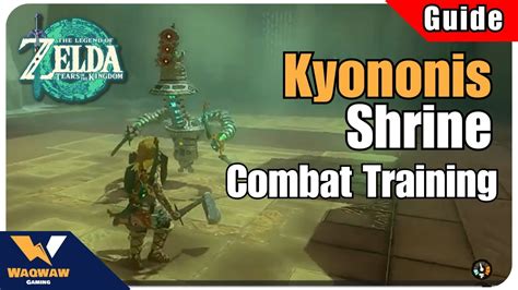 Kyononis Shrine Guide Puzzle Solved The Legend Of Zelda Tears Of The