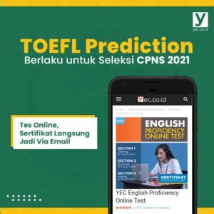 Tes Toefl Online Bersertifikat Yureka Education Center