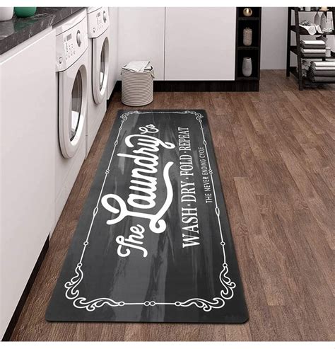 Pauwer Farmhouse Laundry Room Rug Runner X Non Slip Laundry Rugs