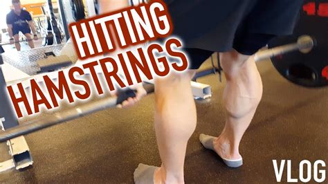 Hitting The Hamstrings Leg Day Vlog Youtube