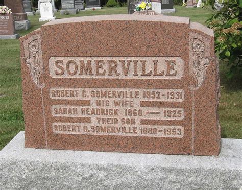 Robert Charles Somerville 1853 1931 Find A Grave Memorial