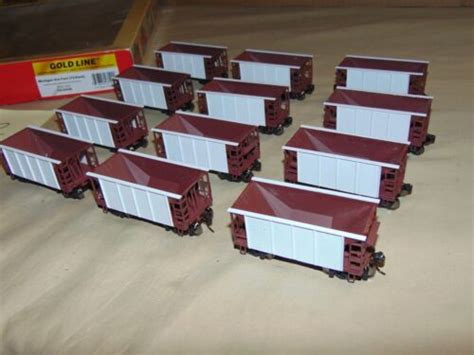 WALTHERS GOLD LINE HO 932 40506 12 CUSTOM ORE CARS BOX UNDECORATED