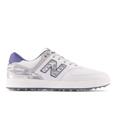 New Balance 574 Greens Golf Shoes [wht Blu]