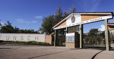 Universidad Nacional de San Cristóbal de Huamanga UNSCH Carreras y