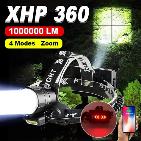 1000000lm XHP360 Wysokiej Mocy Reflektor W Dkarski Lampa Z Mo Liwo Ci