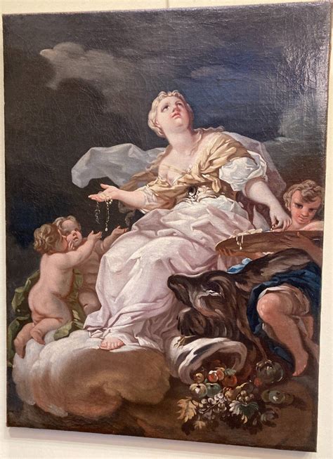 Proantic Allegory Of Liberality Workshop Disciple Of Corrado Giaqui