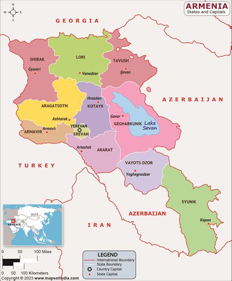 Armenia Provinces And Capitals List And Map List Of, 50% OFF