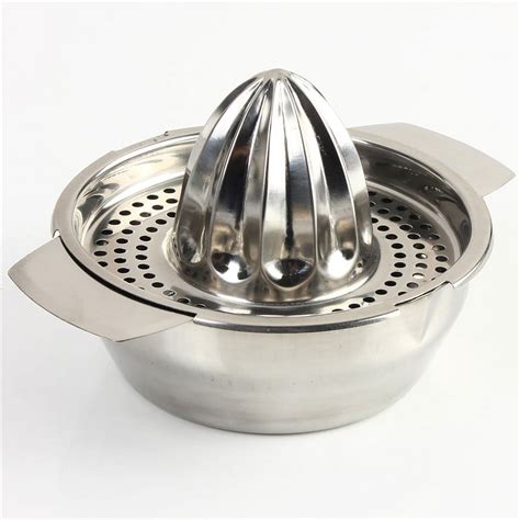 Stainless Steel Lemon Lime Squeezer Kitchen Manual Citrus Press Juicer