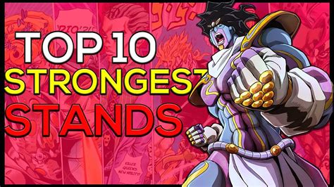 The Top 10 Strongest Jojo Stands Youtube