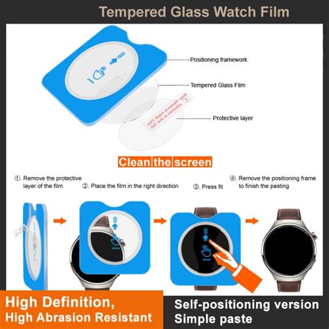 Voor Huawei Watch GT 5 Pro 42mm Imak Gehard Glas Horloge Film