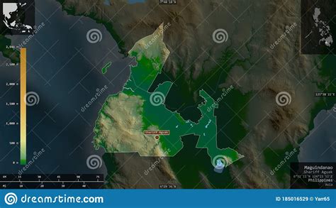 Maguindanao Philippines Composition Physical Stock Illustration