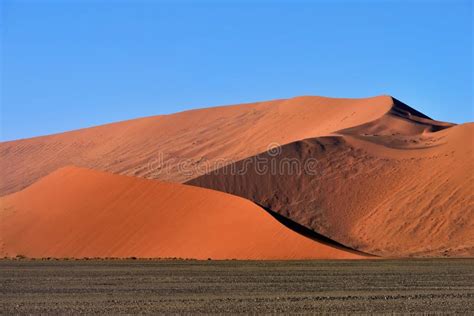 Sunrise in Sossusvlei stock photo. Image of dead, dune - 237282796