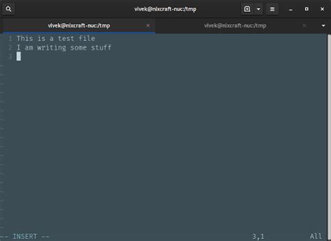 How To Save A File In Vi Vim Text Editor Nixcraft