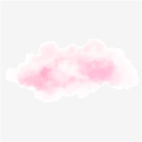 Pink Cloud Pattern PNG and PSD