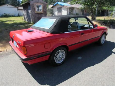 92 BMW 3 series 325i 2.5L convertible 121K original miles no reserve ...