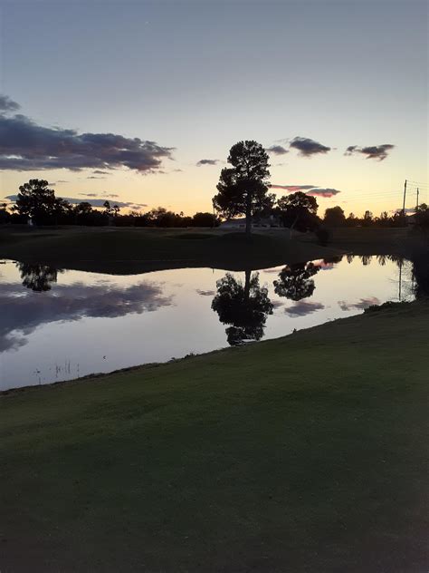 Sunset At A Golf Course Near By Rpics