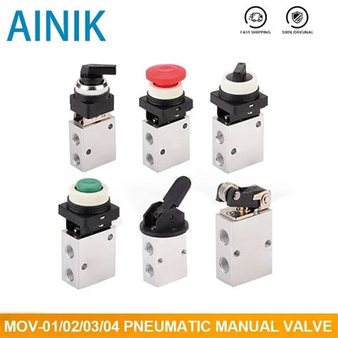 Pneumatic Mechanical Valve Mov Mov Mov Manual Valve Air Switch