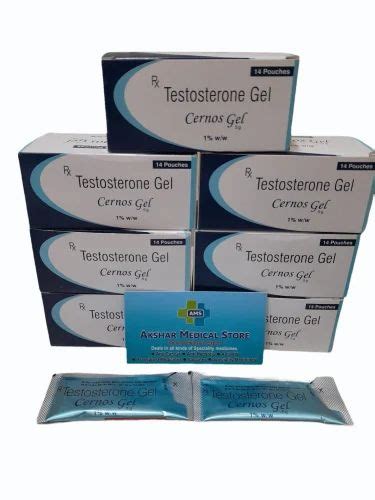 1 W W Testosterone Gel Packaging Type Sachet Packaging Size 5 Gm