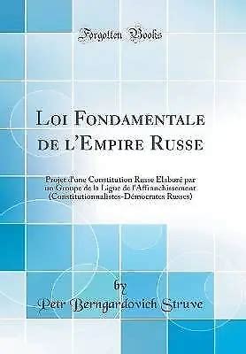 LOI FONDAMENTALE DE L Empire Russe Projet D Une Co EUR 26 60 PicClick FR