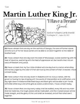 Martin Luther King Jr.: "I Have a Dream" Speech Analysis | TPT