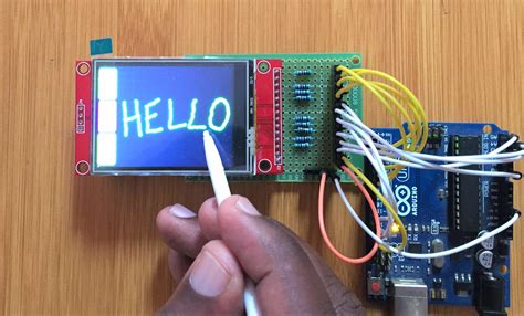 Tft Lcd Touch Screen With Arduino